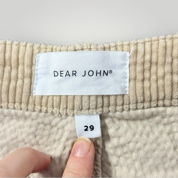 DEAR JOHN FIONA WIDE LEG PANT SZ 29 Cream - Picture 4 of 14